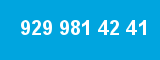929 981 42 41